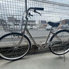【ジモティ来店特価！！】自転車　ママチャリ　シルバー　26インチ...