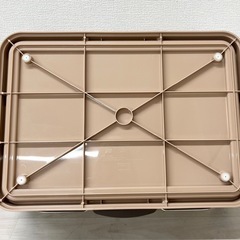 【中古品】リッチェル(Richell) お掃除簡単ステップ壁付トイレ レギュラータイプ ダークブラウン ペット用品 トイレトレーニング 犬の画像