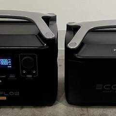 【直接引取優先】ポータブルバッテリーソーラーパネルセット　災害対策・停電対策　EcoFlow RIVER Pro　