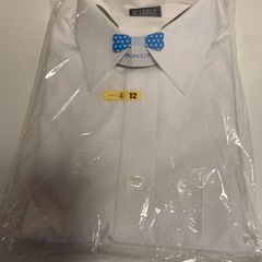 ⑦凖礼服用ホワイトワイ長袖シャツ