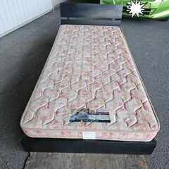 シングルベット　フランスベット　マット付き　スレあります　目立つ汚れありません　ベット　ek-582ged3　　の画像