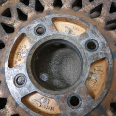 旧車6.5Jゴールドメッシュ14インチホイール4本セットの画像
