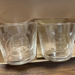 リラックマ　ガラス　コップ　カップ　3つセット　　の画像