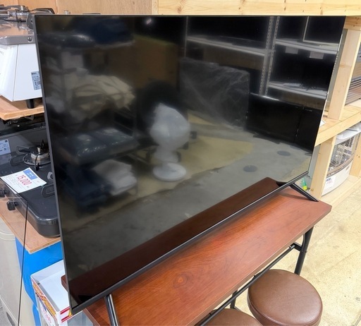 札幌市内配送可 訳あり品 22年製 ASTEX 50V型 4K対応チューナーレススマートテレビ AX-MSK50