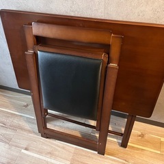 【決まりました】折りたたみテーブル椅子セット