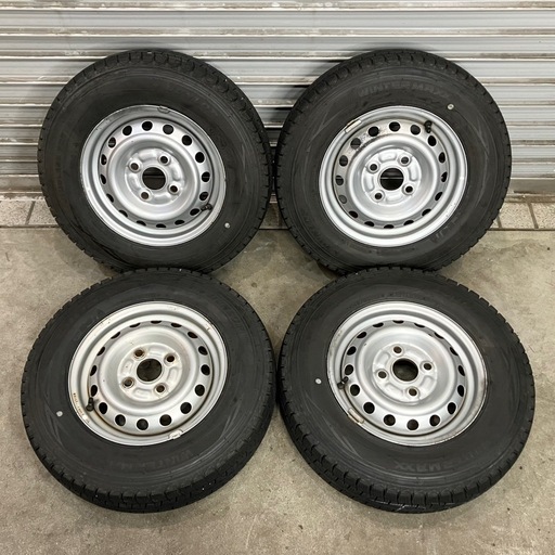 【3339】21年 145/80R12 80/78N LT ダンロップ ウインターマックスSV01 ハイゼット スタッドレス