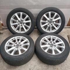 225/55R17　アルミ　タイヤ4本セット　No.93