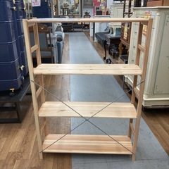 無印良品 パイン材ユニットシェルフ 幅86cm 中古