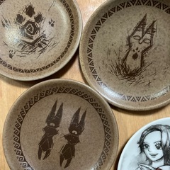 ★750円でいいです★小皿　豆皿　5皿　モンスターハンター　ワンピースの画像