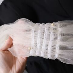 チュールドレスの画像