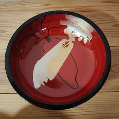 （新品）赤と黒のそば打ち鉢ボウル32.5cm