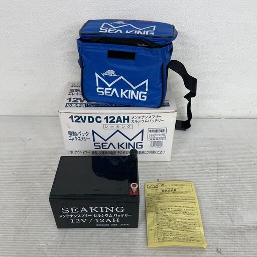 【SEAKING】 シーキング 電動リール用バッテリー メンテナンスフリー バツテリー  J0773YG