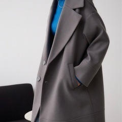 【新品タグ付】AZUL ビッグラペルコートの画像