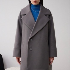 【新品タグ付】AZUL ビッグラペルコートの画像