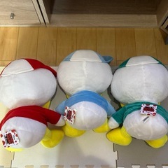 ヒューイルーイデューイぬいぐるみ 3体セットの画像