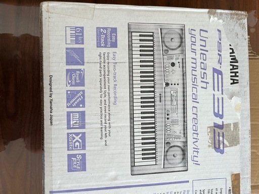 【取扱説明書、箱付き】YAMAHA 電子ピアノ PSR-E313
