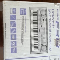 【取扱説明書、箱付き】YAMAHA 電子ピアノ PSR-E313の画像