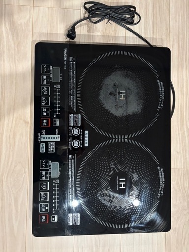 IH2口コンロ【山善　YEM-W1456】