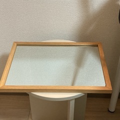 元値4490円 無印良品 壁に付けられる家具 ミラー オーク材 小　