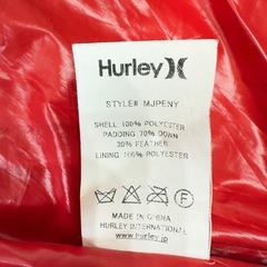 HUrleyジャンパーMサイズくらいですの画像