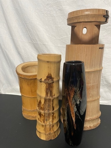 竹素材　一輪挿し　花器　まとめ売り