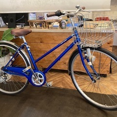 【前輪タイヤ・チューブ新品！】 LEDダイナモ　6段変速　27イ...