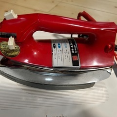 昭和レトロ National ナショナル ドリップ式 スチームアイロン NI-65SF　電化製品 レトロ家電の画像