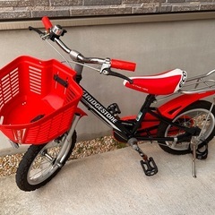 【美品】ブリヂストン エコキッズ 14インチ　レッド　子供用自転...