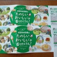 2枚　成田ゆめ牧場　入場券 ご招待券　2025年2月28日まで