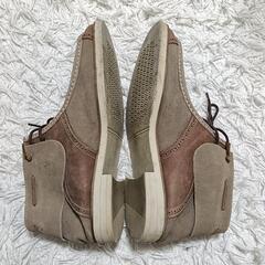エルルイ チロリアンシューズ 靴 本革 スウェード ベージュ 43 28cm メンズの画像
