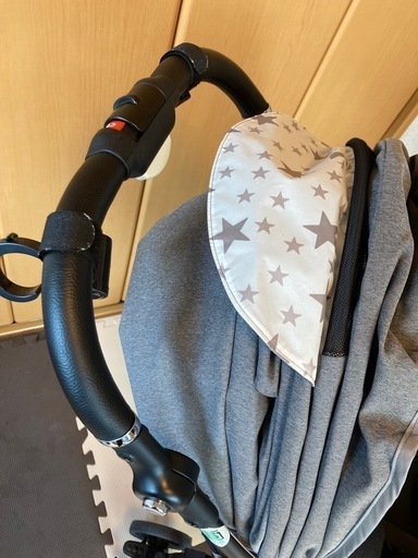 【雨避けカバーつき】Aprica ラクーナエアーコンパクト ベビーカー 黒
