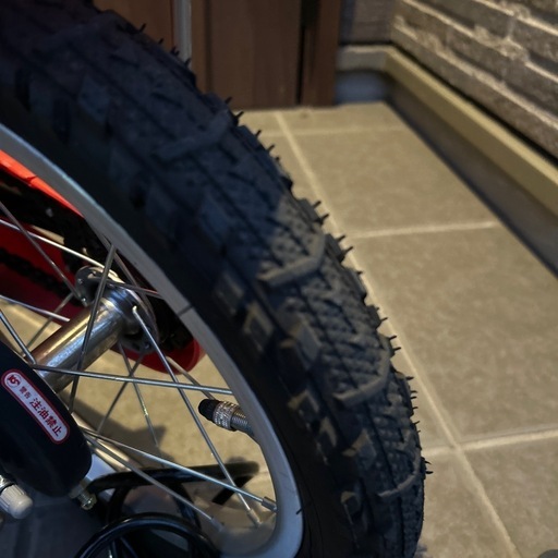 【美品】ブリヂストン エコキッズ 14インチ　レッド　子供用自転車　女の子　男の子
