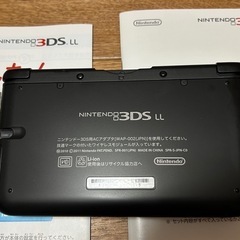 ニンテンドー 3DSLL 本体 ブラック 箱 説明書 動作確認済みの画像
