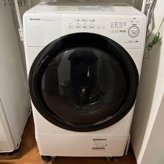 【ジャンク】シャープ ドラム式 洗濯乾燥機 ES-S7G-WR