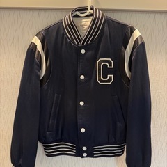 CELINE (セリーヌ) ヘビーサテンクロップドボンバージャケ...