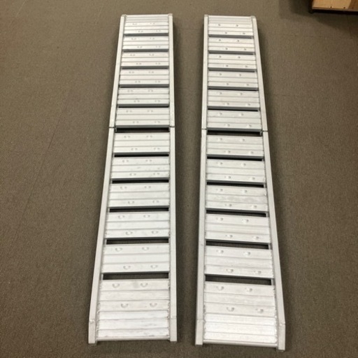 【予約済み】中古 ラダーレール182cm2本セット アルミ バイク スロープ 折りたたみ