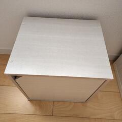 【新品】収納ボックス(扉付き)の画像