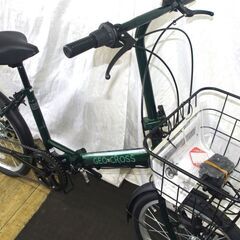 「新車」ジモティー限定価格/GIO CROSSミニ/20インチ/折り畳み/グリーン   の画像