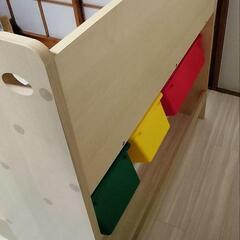 絵本棚 おもちゃ 収納 ラック ボックスの画像