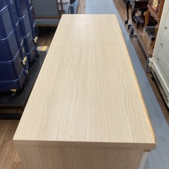 S129 ⭐ NITORI 4段ローチェスト ニーズ120LC 幅119.2cm USED 綺麗の画像