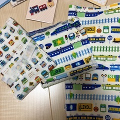 乗り物ワッペン　はぎれの画像