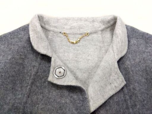 MANIGLIA ウールコート グレー サイズ：9号 ロング レディース