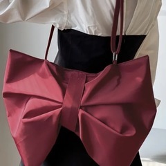 リボンショルダーバッグ