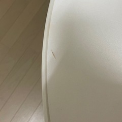 [無料] ダイニングテーブル 75cm ホワイトの画像