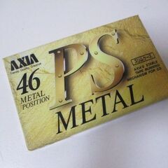 G∝19 カセットテープ AXIA PS METAL 46 アク...
