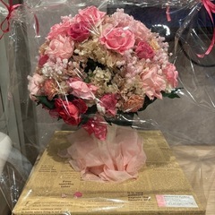 造花お話中