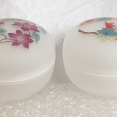 ガラスの器(錦松梅)×2【未使用】の画像
