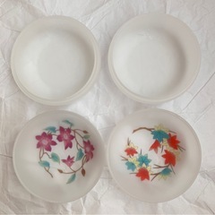 ガラスの器(錦松梅)×2【未使用】の画像
