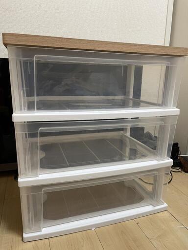 ウッドトップチェスト