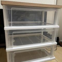 ウッドトップチェスト